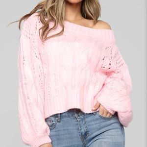 Off the shoulder Sweater